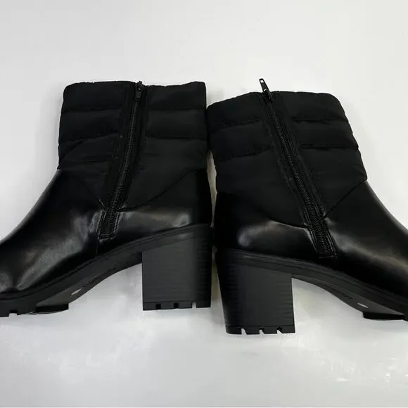 Alfani Belcalise lug sole puffer boots black - 9 - Picture 9 of 12